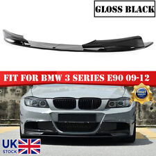 For BMW 3 Series E90 E91 M Sport Front Bumper Splitter Lip Black 2009-2012 LCI