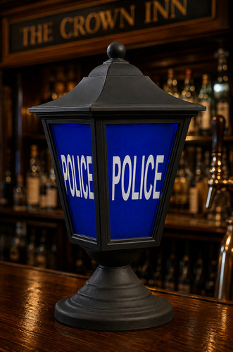 Police large bar light - large,