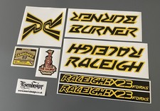 Raleigh Mk1 Mag Burner BMX decal set 1983