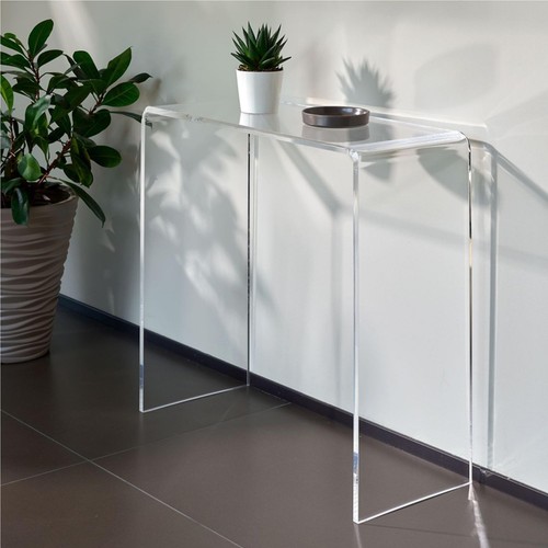 Transparent console table desk - table,