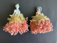 Pair Of Vintage Porcelain Half