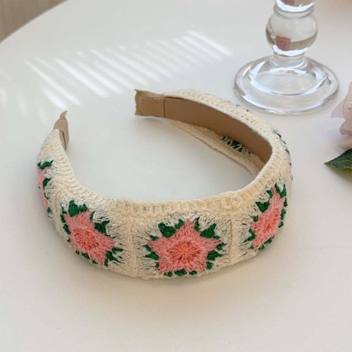 Embroidery braided headband - embroidery,