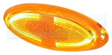 12v Amber Double LED Side Marker Light Lamp Rimor Wingamm Caravan Motorhome