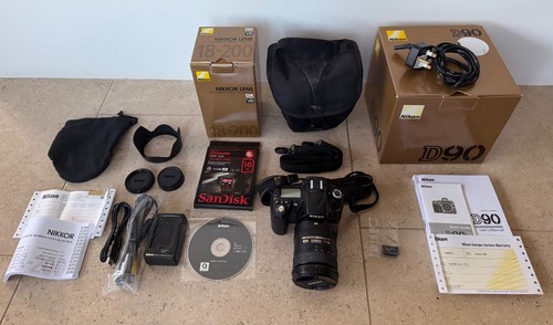 Nikon d90 200mm vr zoom - d90,, 18-200mm
