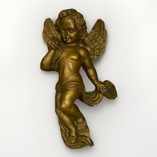 Gold Cherub Angel Figurine –