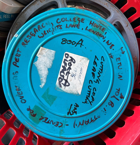16mm film marked part 7 - part, c/7