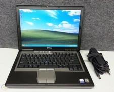 Dell D620 Windows XP Laptop Intel processor 80GB HDD DVD Wifi Serial Port FB