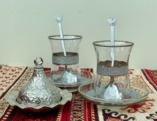 Turkish Tea Glass Set with