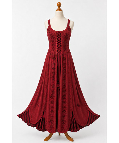 Maxi summer dress corset pagan - summer,