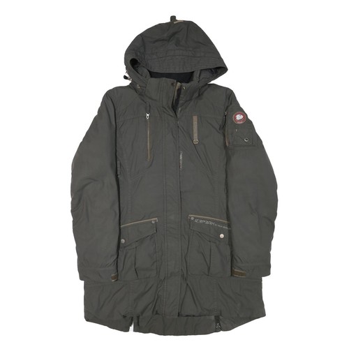 Icepeak womens green parka - green,