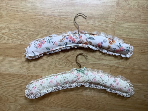 Vintage padded fabric lace - padded,
