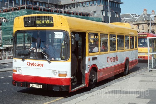 Bus photo clydeside 581 - -,