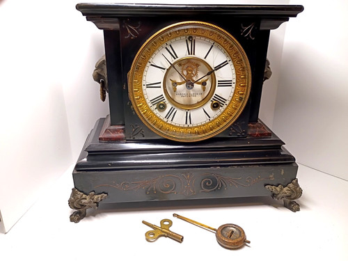 Antique ansonia black iron - ansonia,