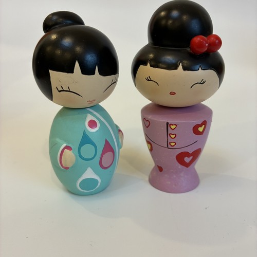 Two japanese kokeshi - japanese,