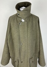 THE LAIRD OF KILKELLY DERBY TWEED SHOOTING COAT GREEN SIZE 2XL