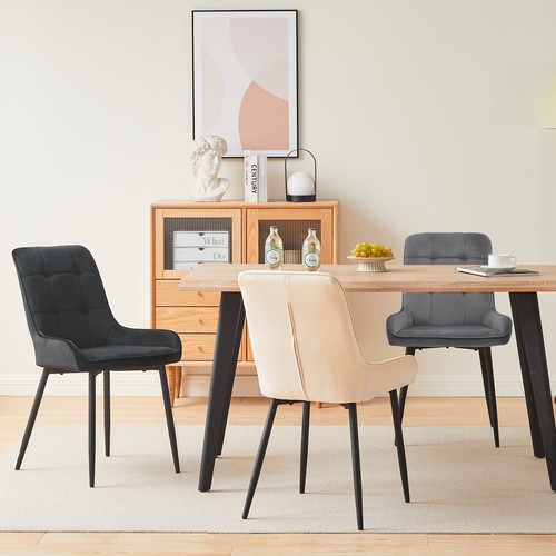 Velvet dining high back - dining,