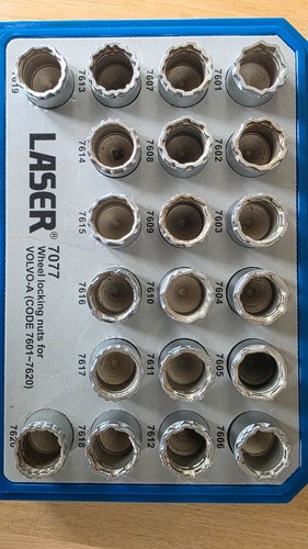 Volvo locking wheel - wheel, nut