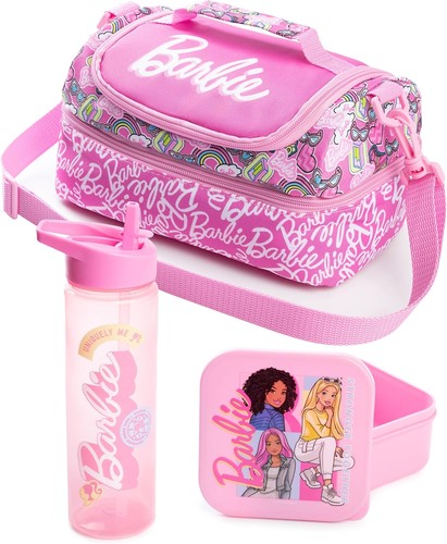 Barbie pink lunch bag - barbie,