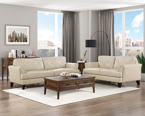 Top grain leather cream - 2, pc