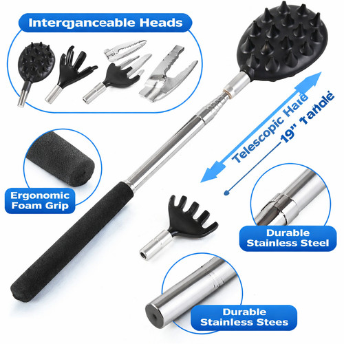 4pc back scratcher - back, set