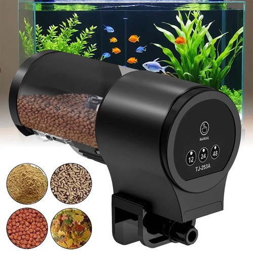 Automatic fish food feeder - food,
