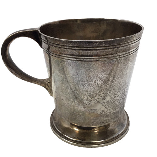 Hallmarked silver christening - silver,