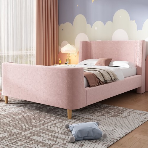 3ft single sleigh bed frame - bed,