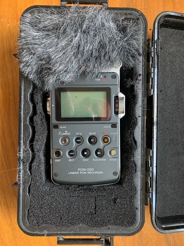 Sony pcm d50 with peli - pcm-d50,
