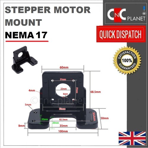 Nema stepper motor mount - 17,
