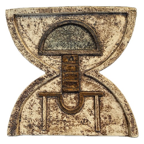 Troika anvil vase decorated - decorated, by