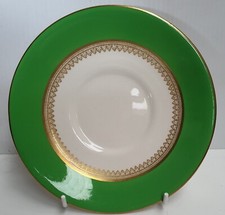 Soho Pottery Ambassador Ware Green Banded Saucer for Soup Bowl 1930-44 17cm Wide