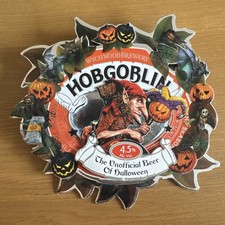 RARE Wychwood Brewery Hobgoblin Beer Pump Clip Badge Light Up Halloween
