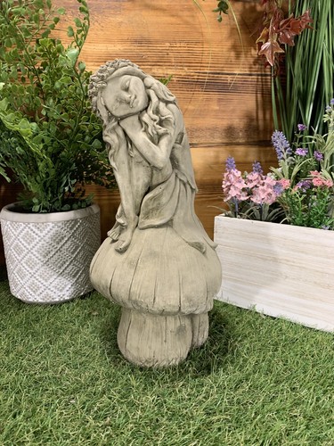 Stone garden fairy angel a - angel,