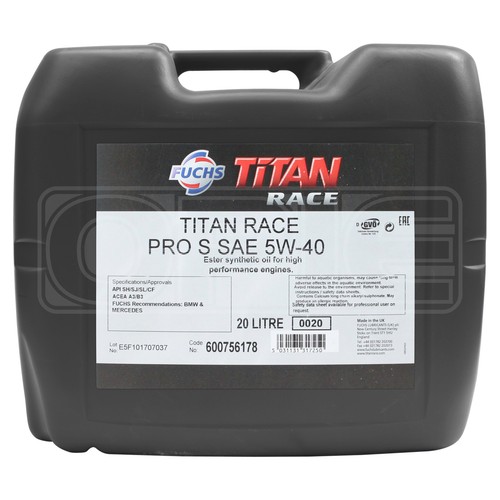 Fuchs titan race pro 40 - titan, 5w-40