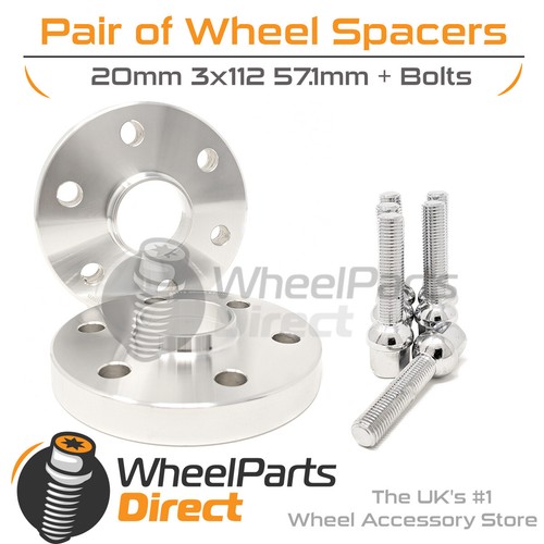 Wheel spacers bolts 20mm - spacers, (2)