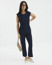 River Island Womens Blue Bootcut Jeans Size 12