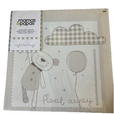 Mamas & Papas Baby Neutral Nursery Decor Set Twin Canvas Set  NEW