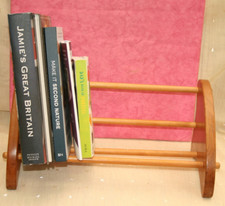 VINTAGE 1970S WOODEN TEAK BOOK