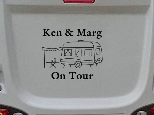 Caravan sticker decal - caravan, sticker/decal