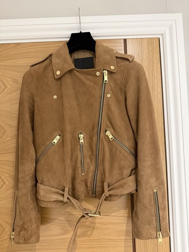 All saints tan suede leather - tan,