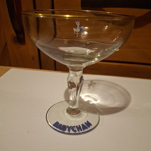 Vintage babycham glass - babycham,