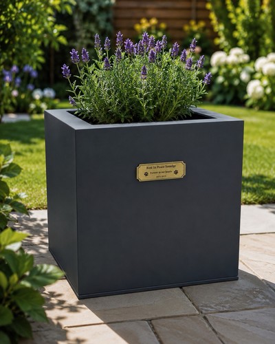 Pet memorial urn - urn, planter