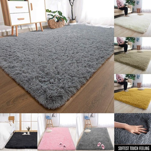 Fluffy large rugs anti slip - fluffy,