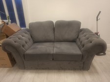 Grey Sofa 2-Seater No