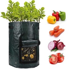 2-6X Plant Grow Bag Potato Fruit Vegetable Garden Planter Growing Bags 10 Gallon