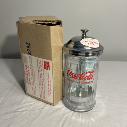 1992 coca cola straw dispenser - 1992,