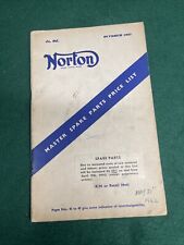 Norton 1961 Master Spare Parts