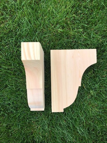 Wooden corbels shelf - corbels, (shelf