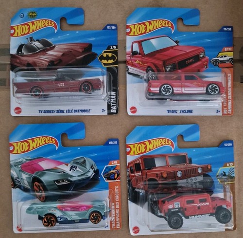 Mixed hotwheels sealed - x4,