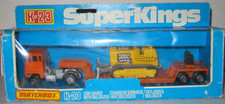 MATCHBOX SUPERKINGS K-23 LOW LOADER WITH BULLDOZER - MINT/PERFECT